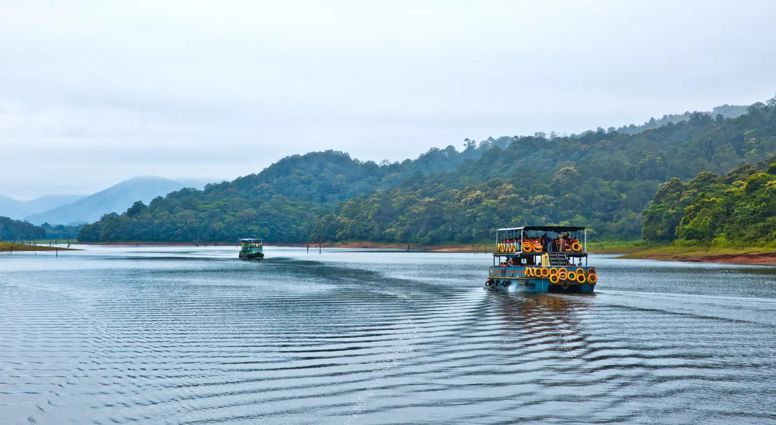 Boat Ride at Lake Periyar